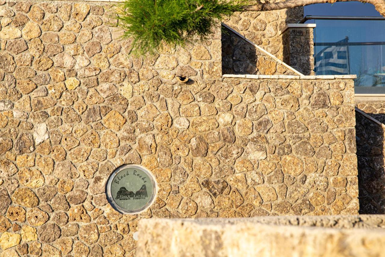 Black Rocks Family, Luxury Seafront Beach Maisonette Agios Gordios  Exterior photo