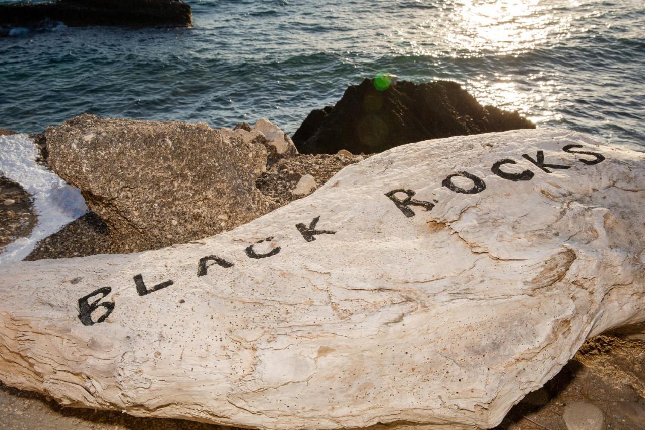 Black Rocks Family, Luxury Seafront Beach Maisonette Agios Gordios  Exterior photo