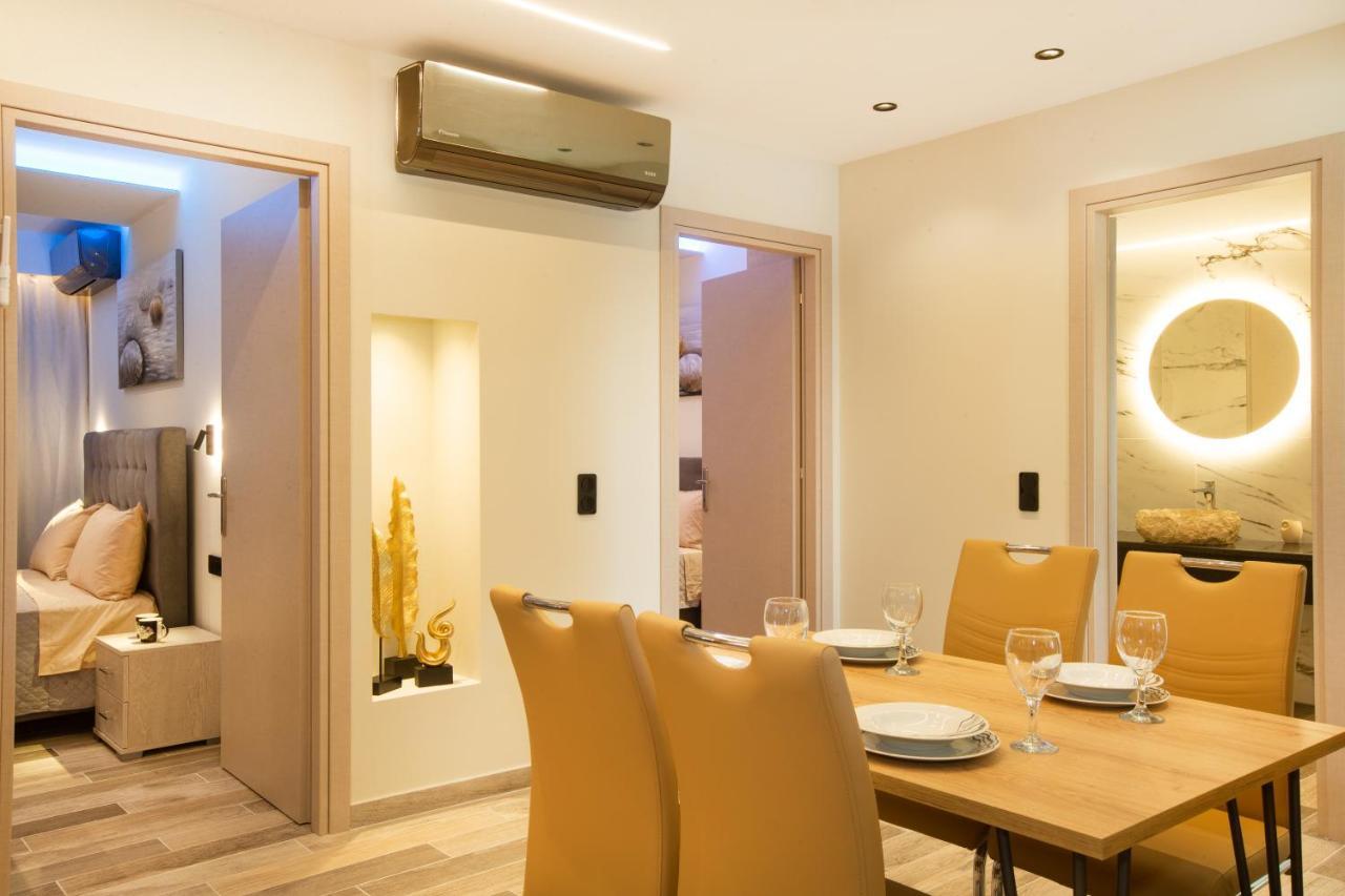 Black Rocks Family, Luxury Seafront Beach Maisonette Agios Gordios  Exterior photo